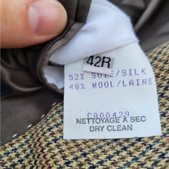 TOMMY HILFIGER Vintage Silk Wool Blazer - Picture 3 of 7